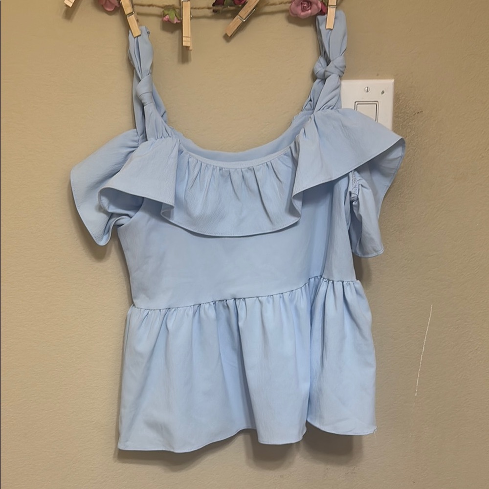 Light Blue Women's Top